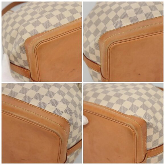 LOUIS VUITTON Damier Azur Noe Shoulder Bag LV Auth - Picture 16 of 16